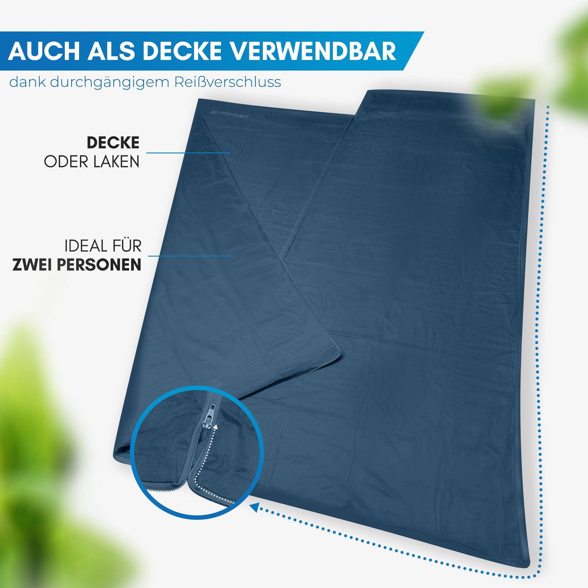 Nordmut Nijak Sacco Lenzuolo Rosso Microfibra leggero rifugio