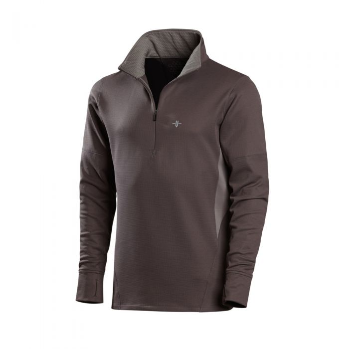 Vargo Bedrock 1/4 Zip pile uomo medio mezza zip