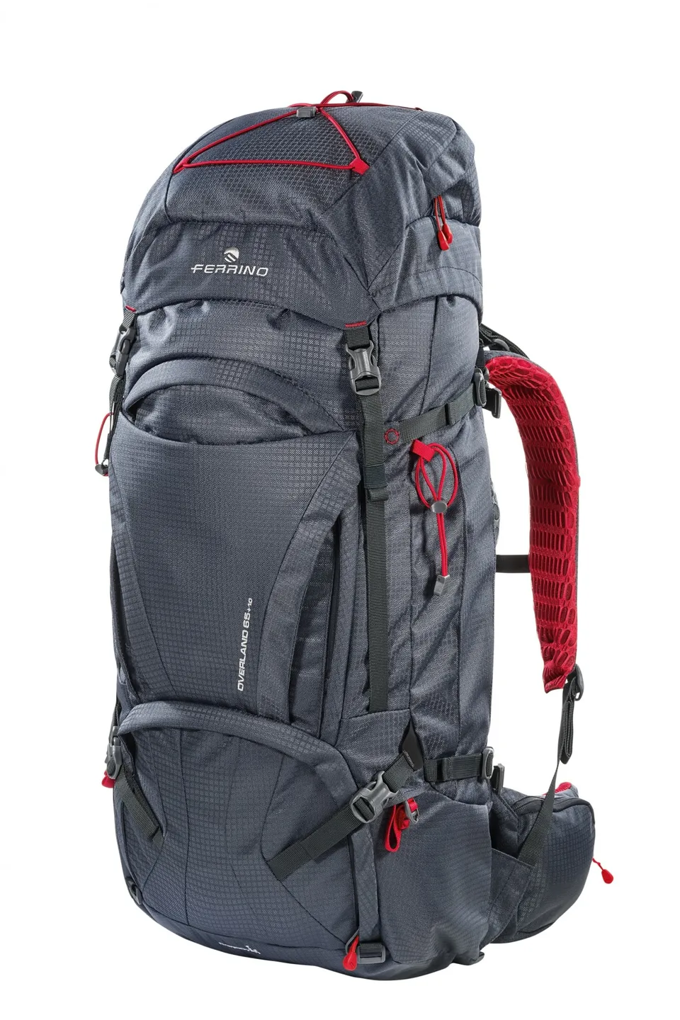 Ferrino Overland 65+10L Zaino Grigio Scuro da Spedizione