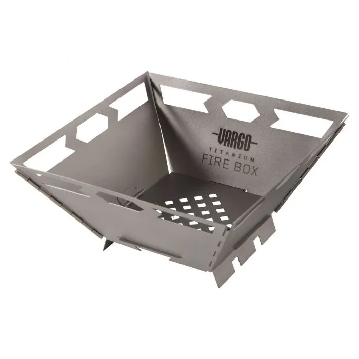 Vargo Titanium Fire Box griglia campeggio titanio