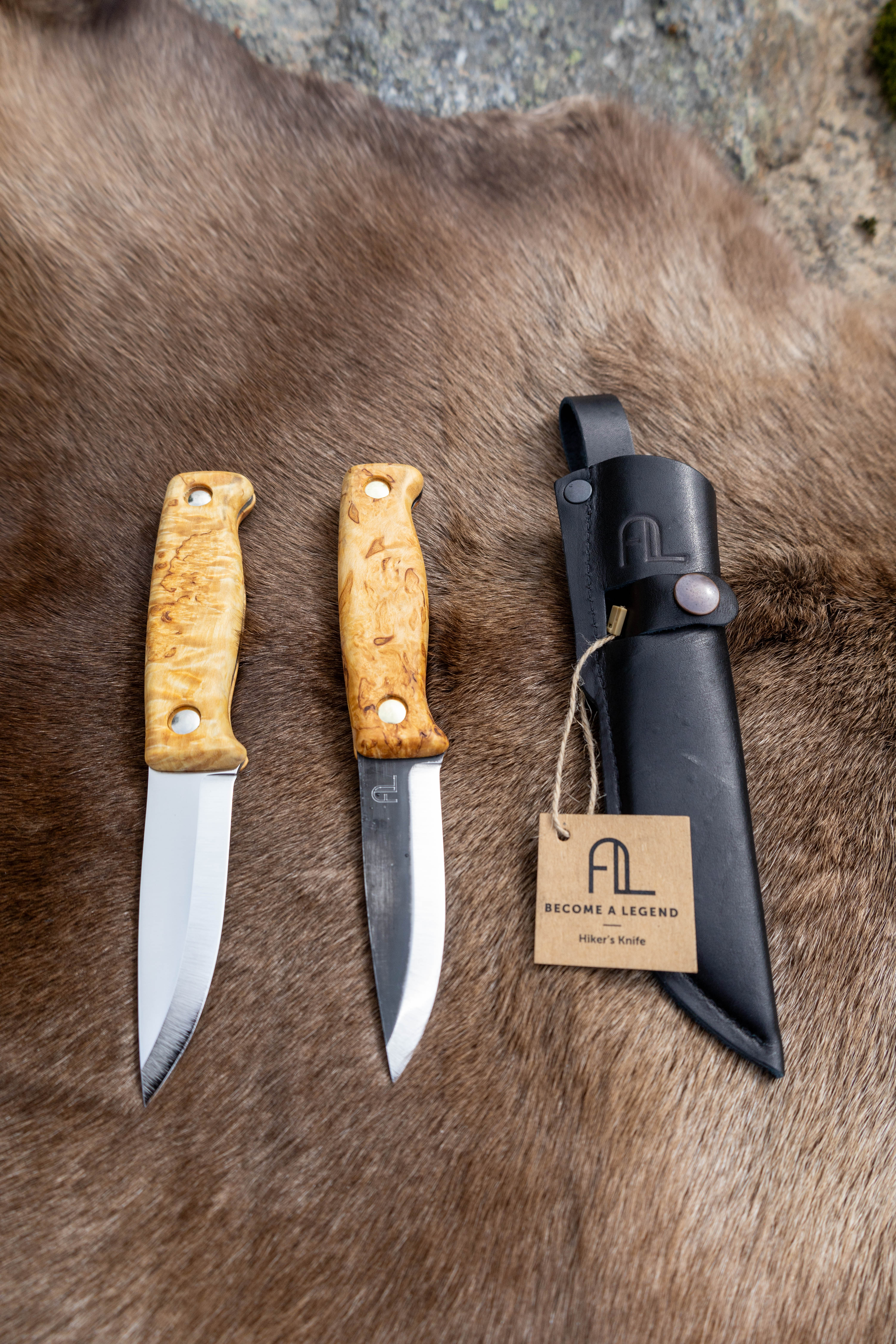 Arctic Legend Hiker Knife coltello bushcraft full tang inox