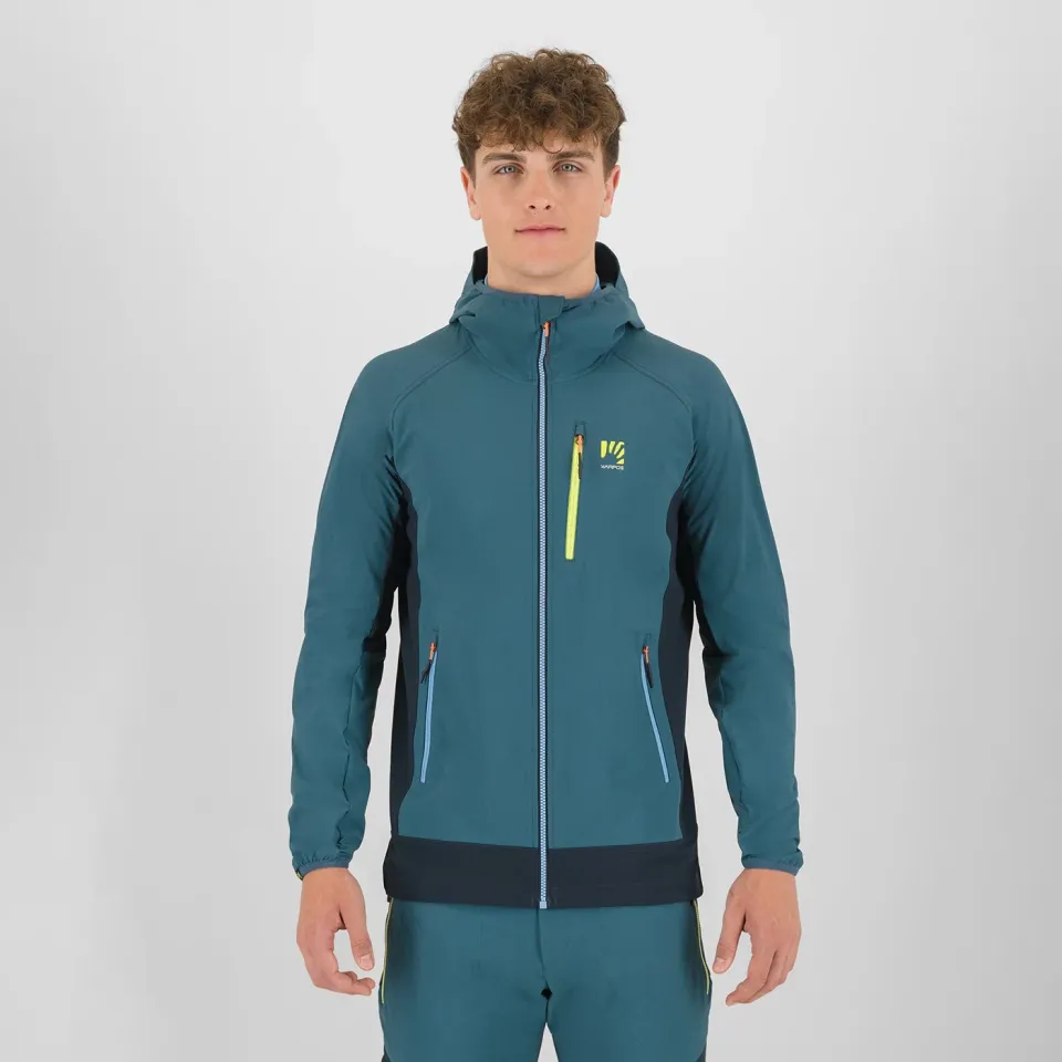 Karpos Parete Evo giacca antivento alpinismo cappuccio