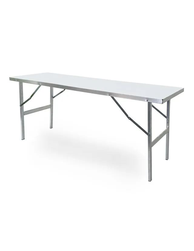 Bertoni Banco 63 tavolo 150x50x63 cm alluminio 60 kg