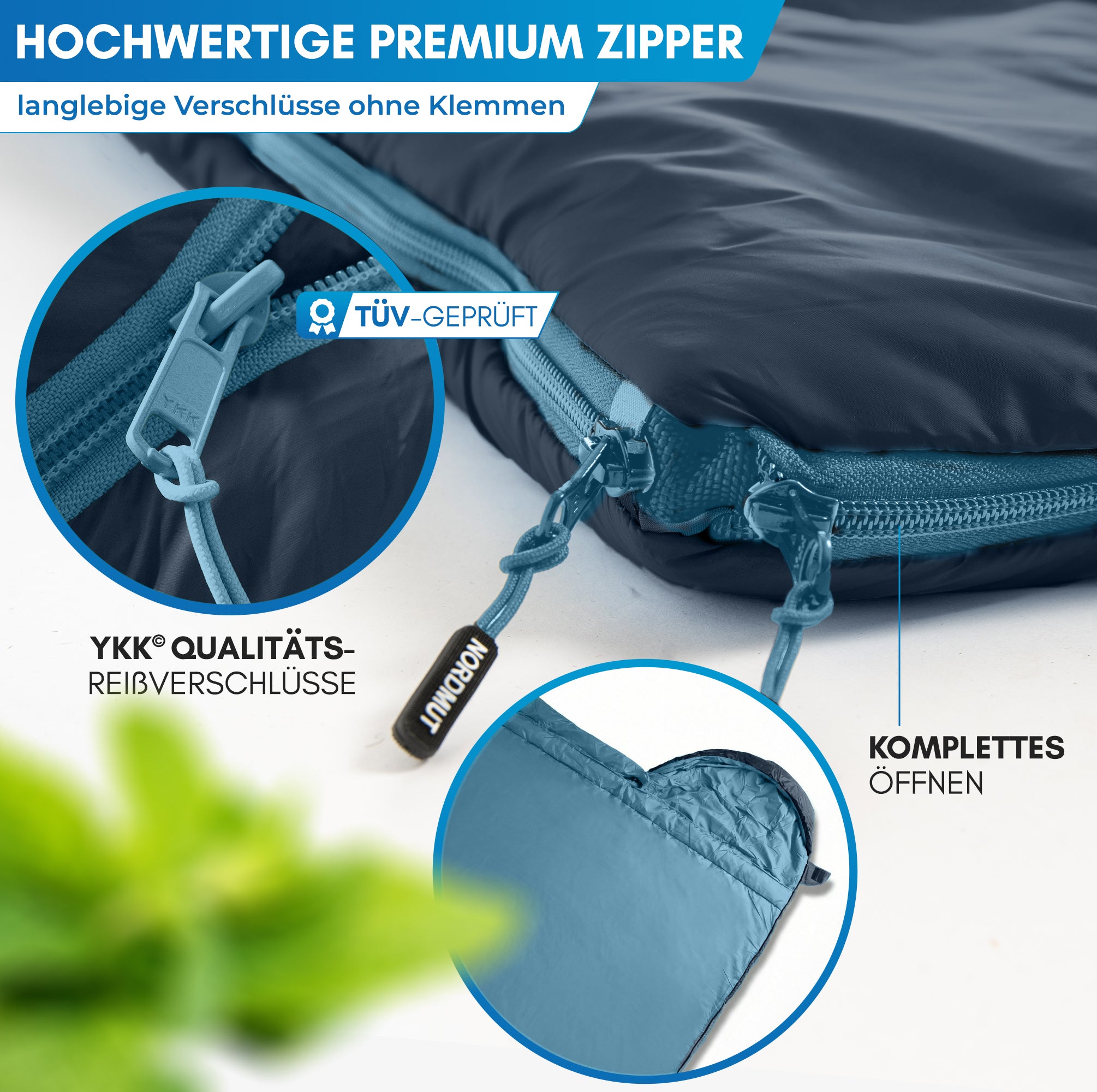 Nordmut Pihtso Sacco a Pelo Rettangolare Nero Coperta