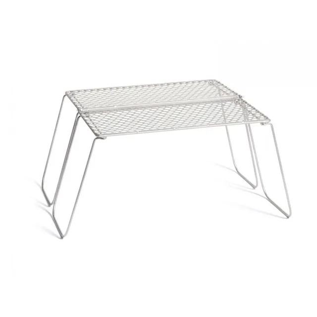 Vargo BiFold Grill griglia titanio pieghevole