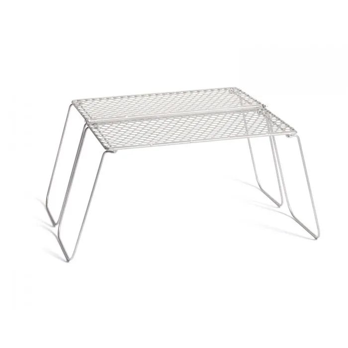 Vargo BiFold Grill griglia titanio pieghevole