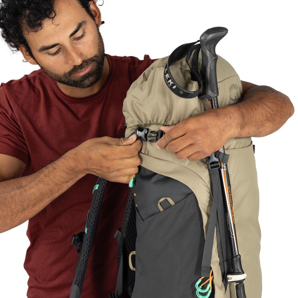 Osprey Kestrel Lt zaino verde 45l backpacking