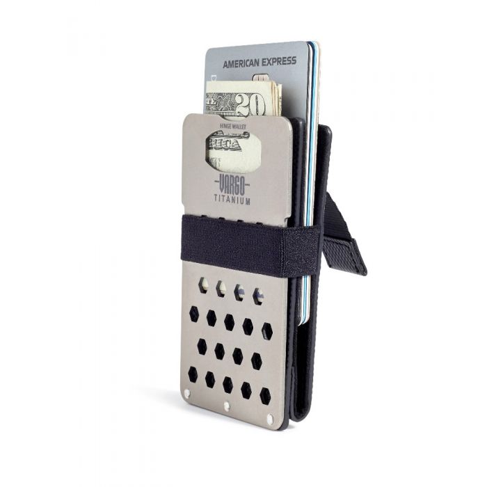 Vargo Titanium Hinge Wallet portafoglio titanio apribottiglie