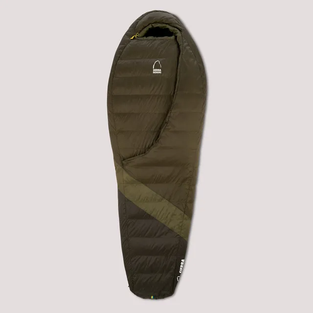 Sierra Designs Cloud 800F 20 sacco a pelo piuma verde