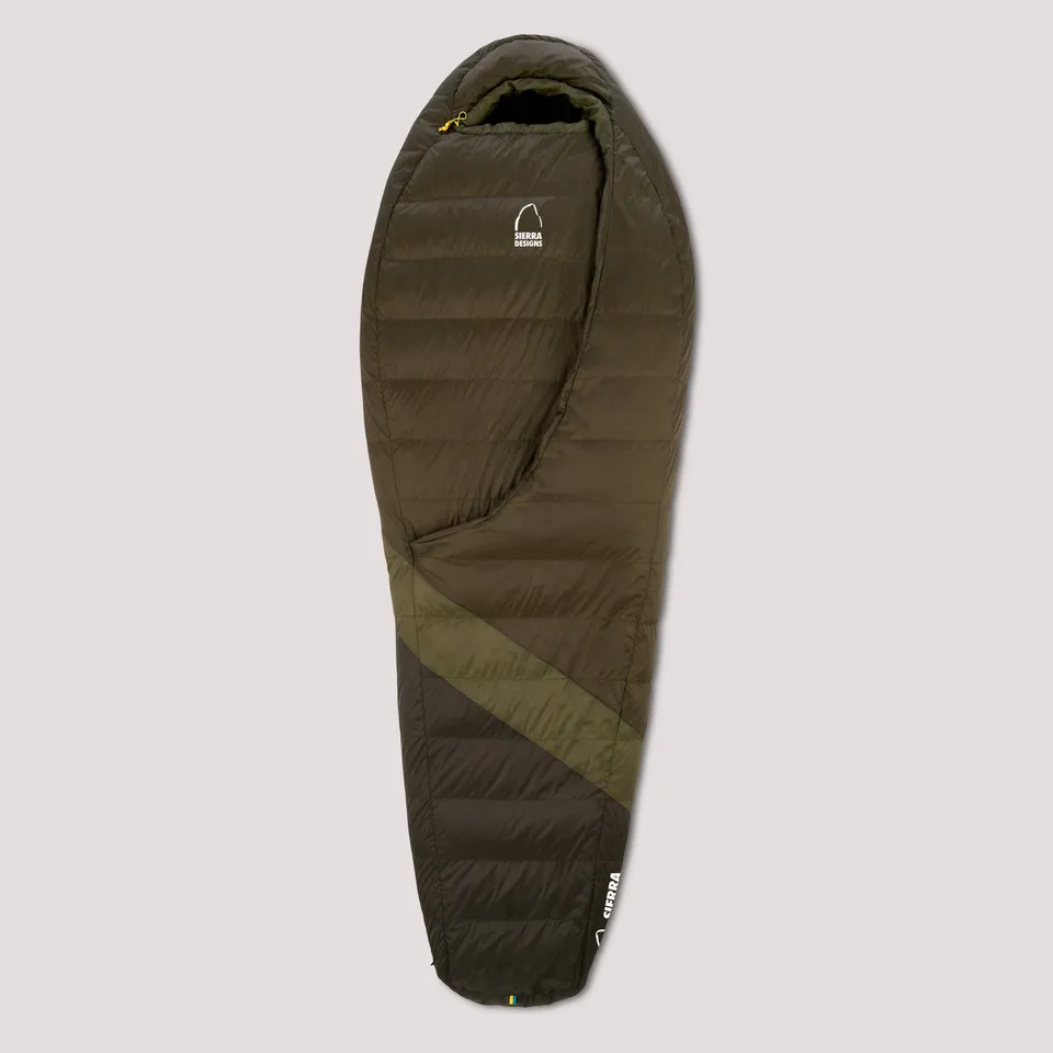 Sierra Designs Cloud 800F 20 sacco a pelo piuma verde