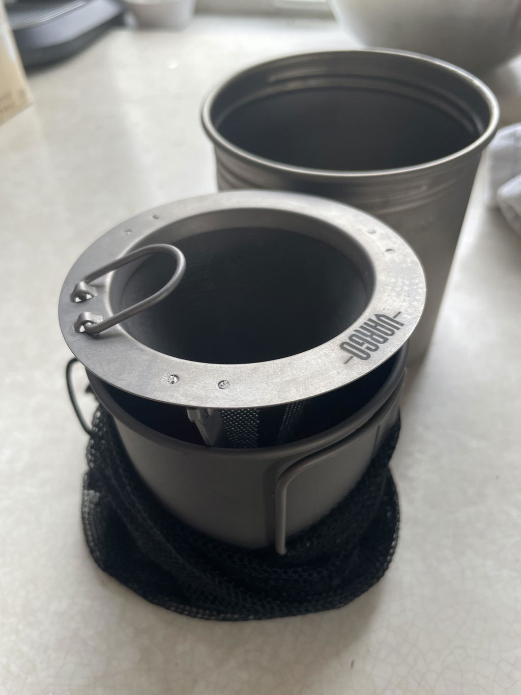 Vargo Travel Coffee Filter filtro titanio