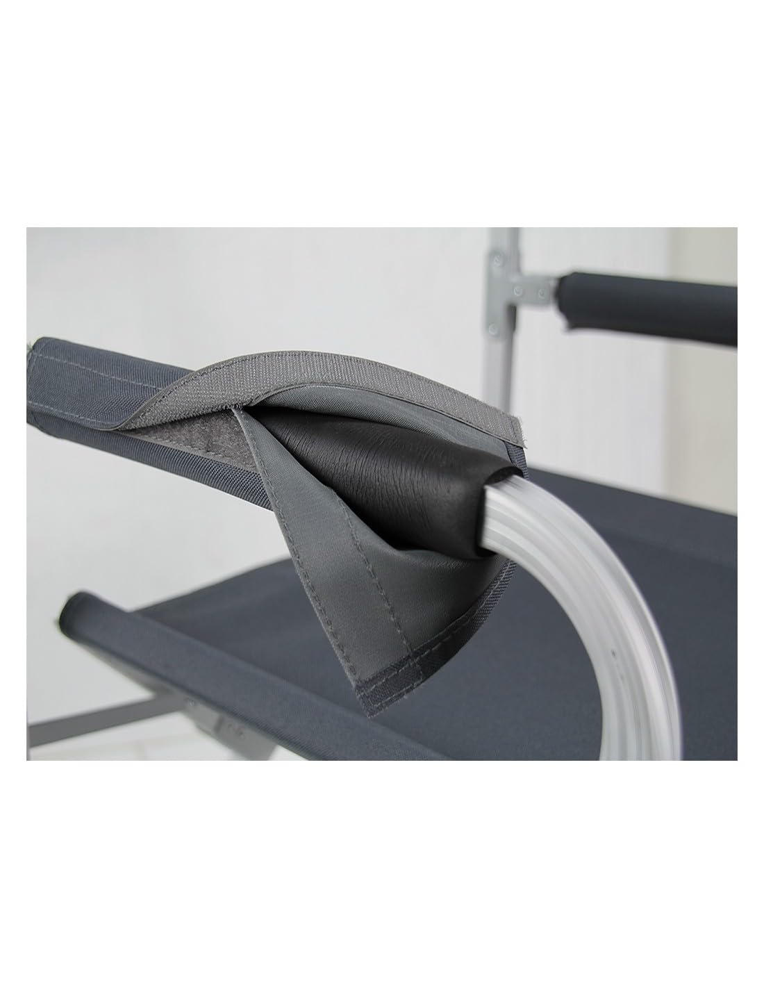 Bertoni Quadra Sedia regista alluminio grigio scuro
