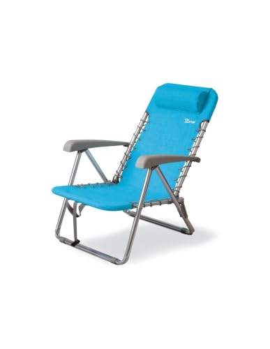 Bertoni Sol Sedia da Campeggio Textilene Azzurra Unica