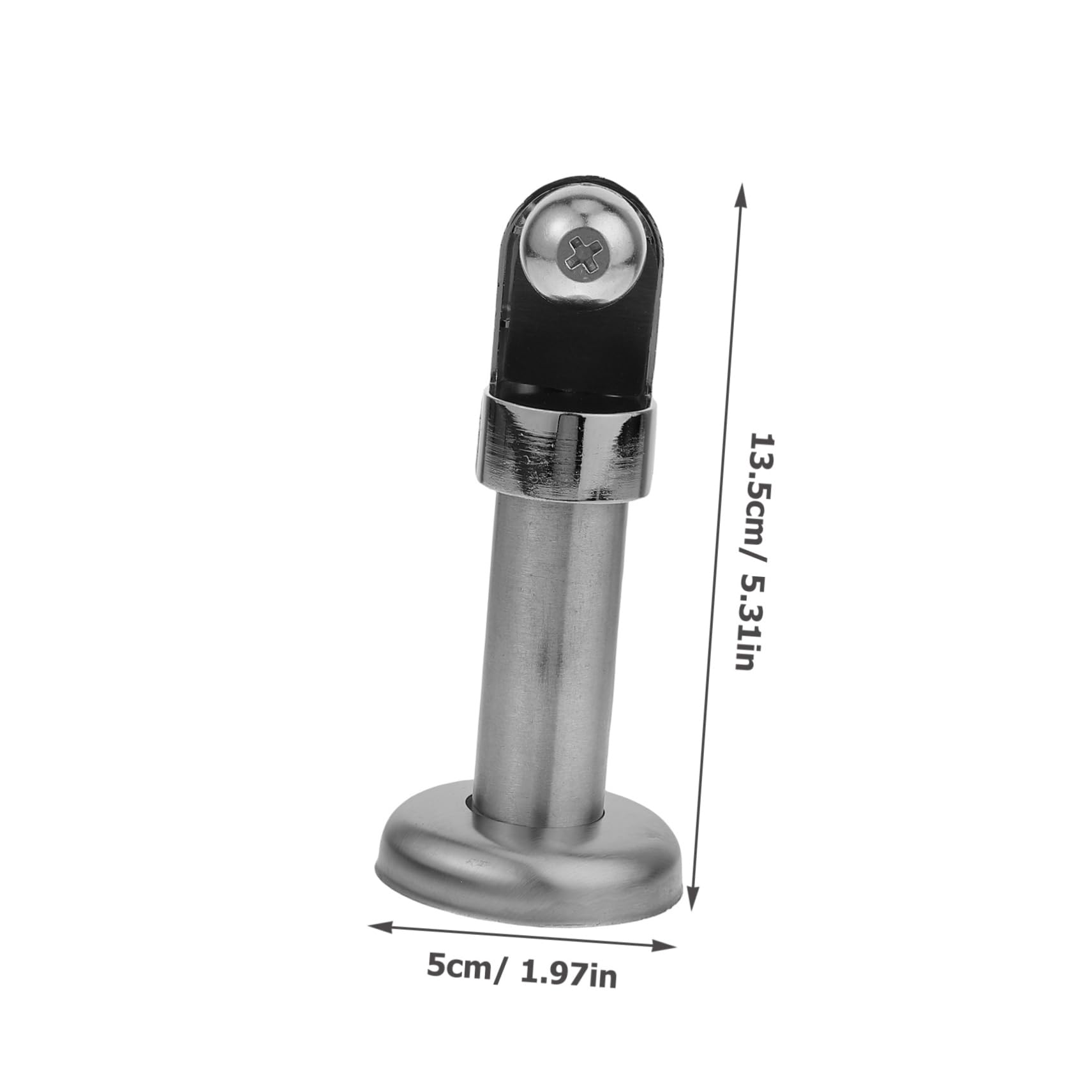 Tokidny Divisorio WC Piedini Supporto Inox 2 Pezzi