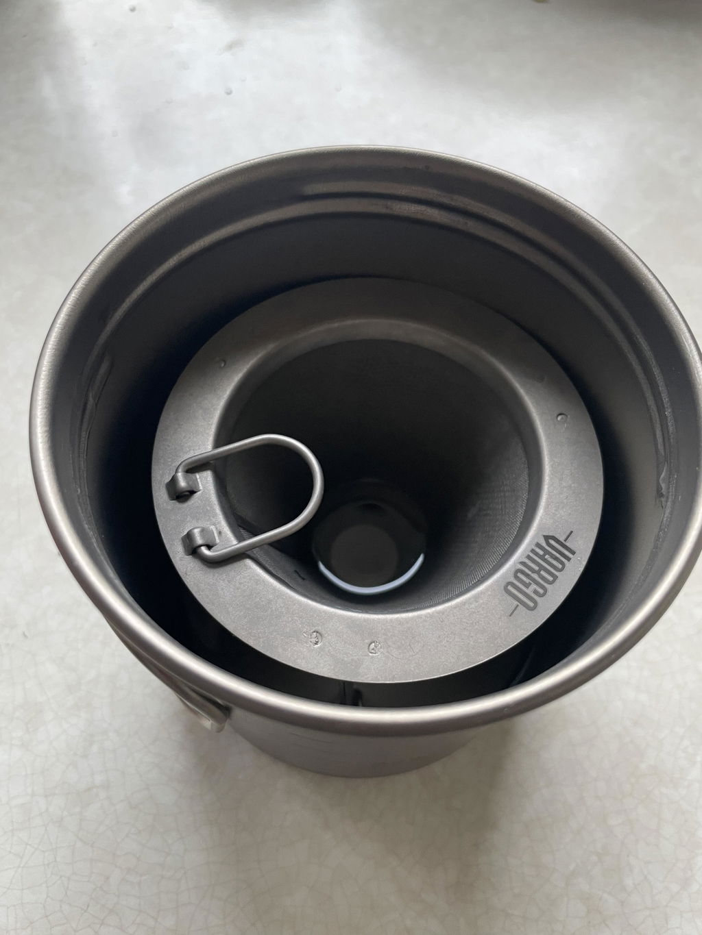 Vargo Travel Coffee Filter filtro titanio