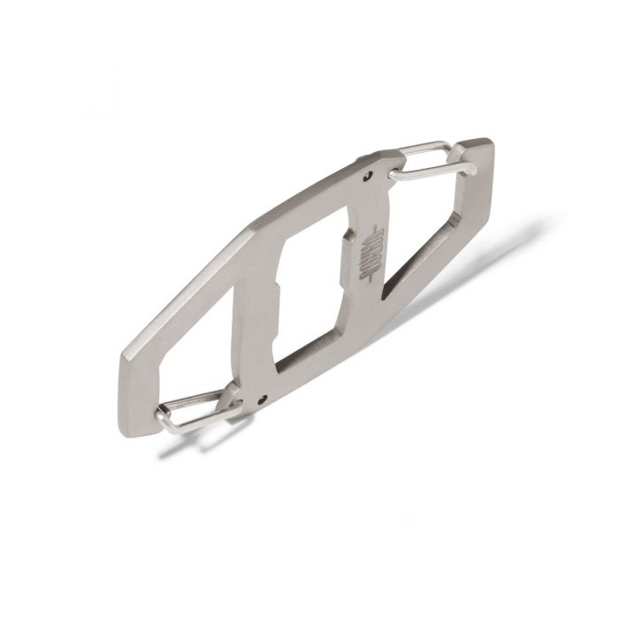 Vargo Binary Moschettone Titanio EDC Apribottiglie