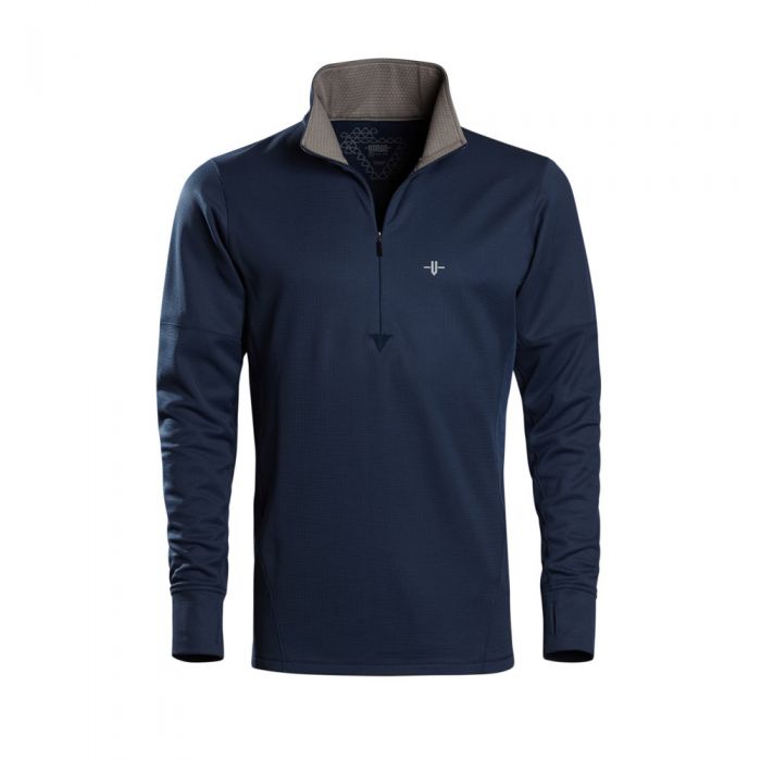 Vargo Bedrock 1/4 Zip pile uomo medio mezza zip