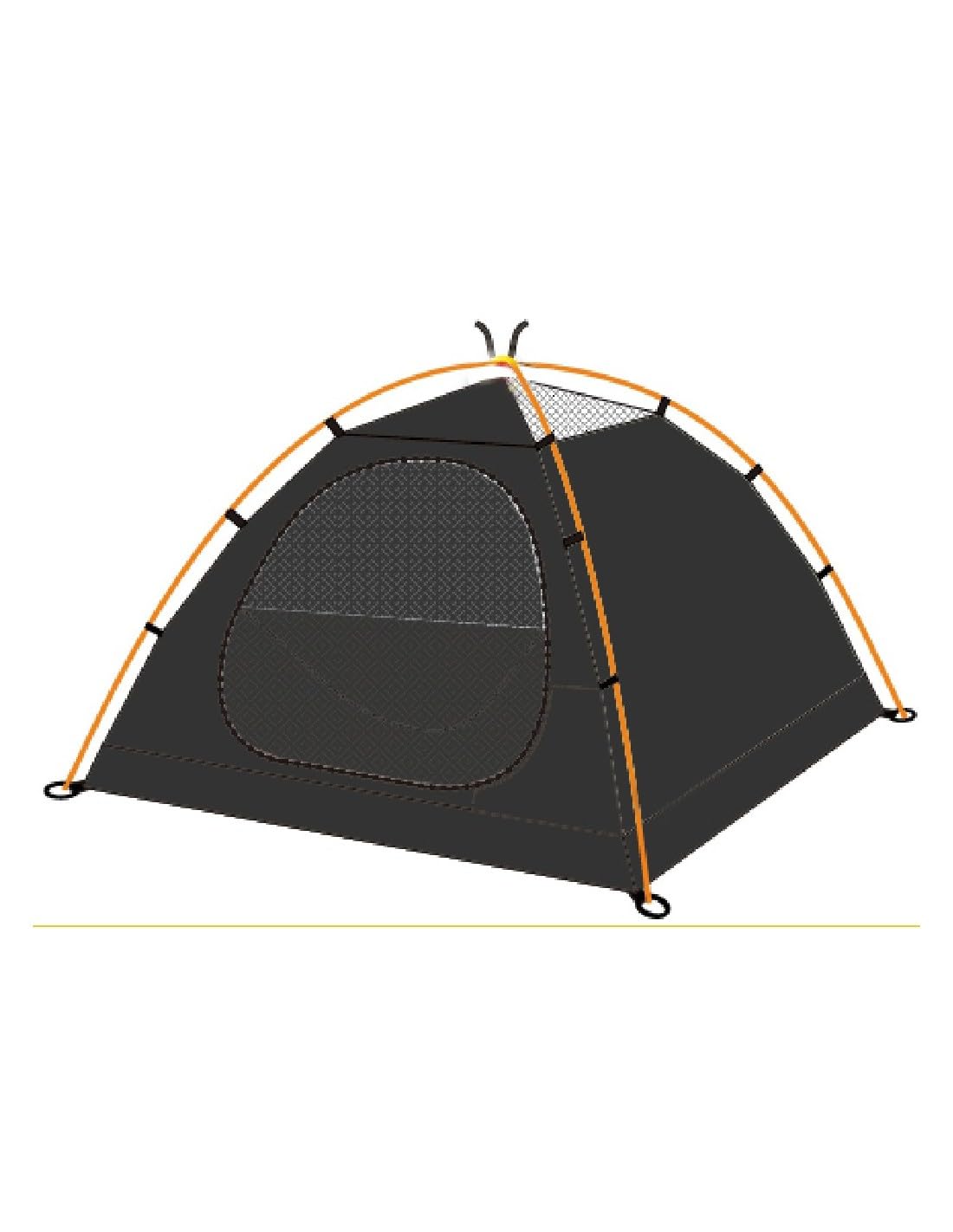 Bertoni Monodome 2 tenda campeggio mimetica 2 posti