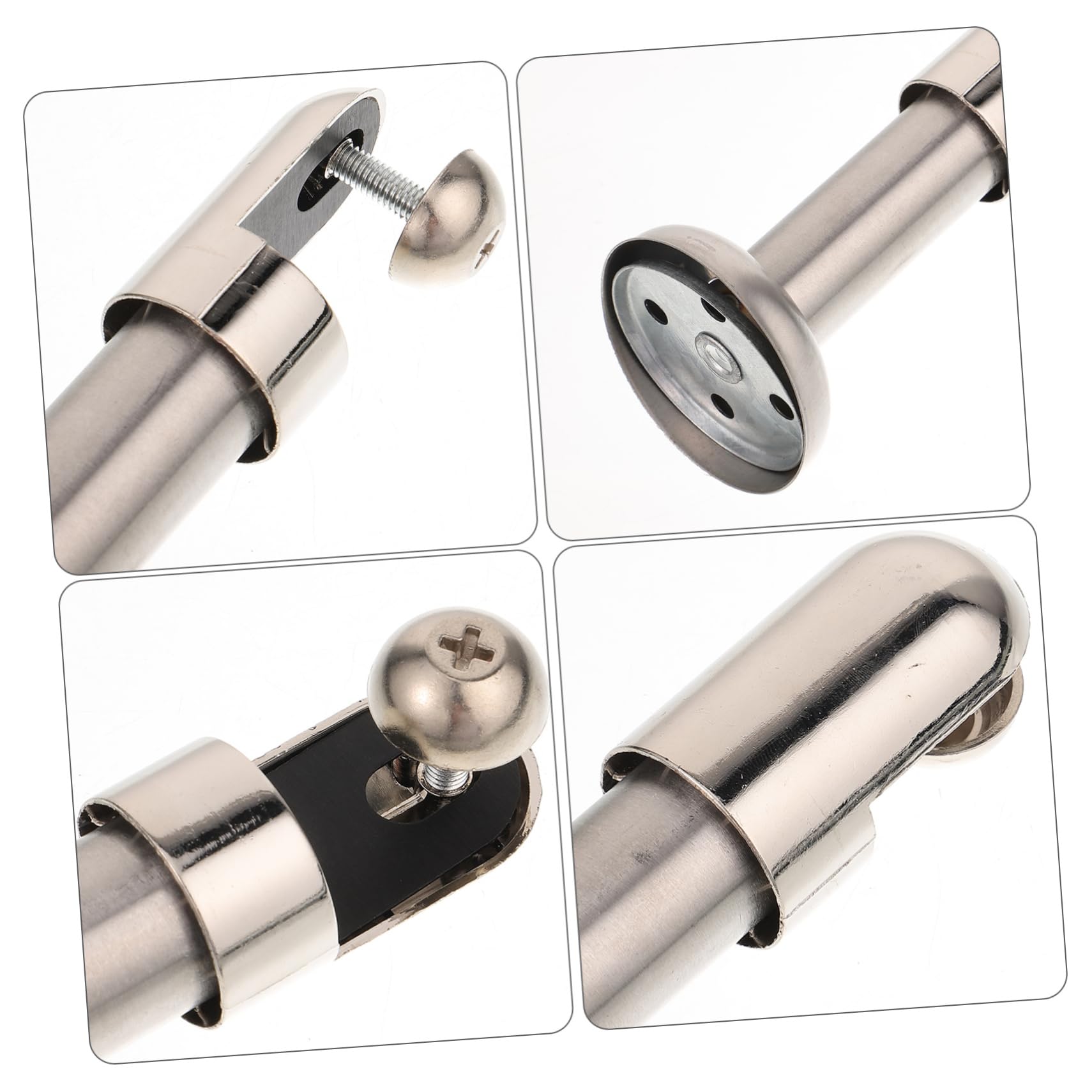 Tokidny Divisorio WC Piedini Supporto Inox 2 Pezzi