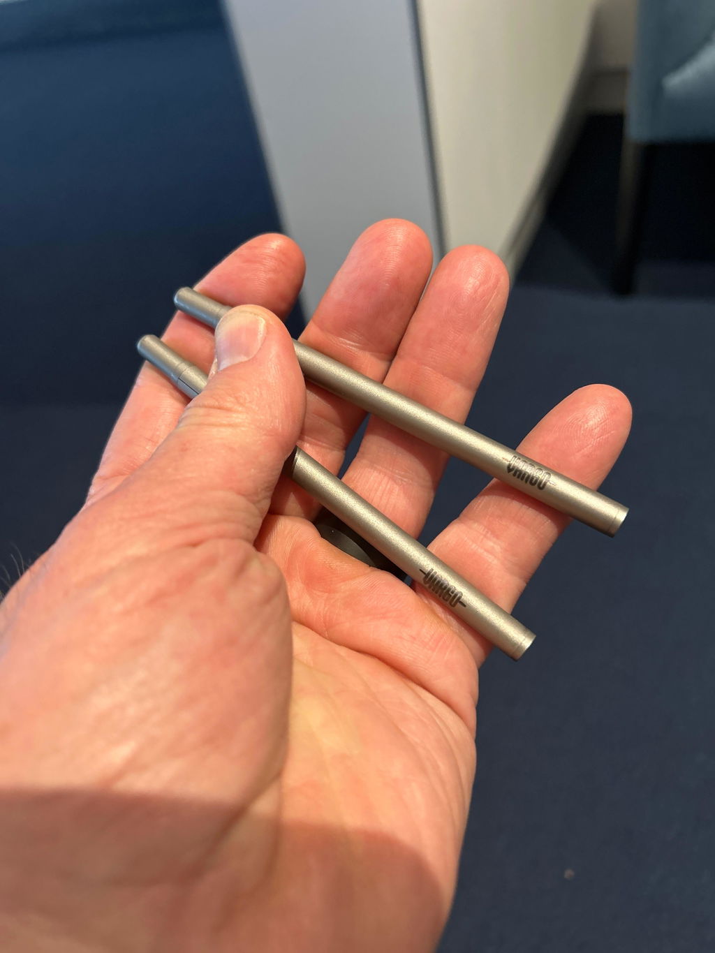 Vargo Titanium Utensils bacchette titanio smontabili
