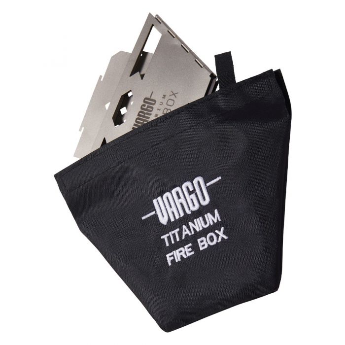 Vargo Titanium Fire Box griglia campeggio titanio