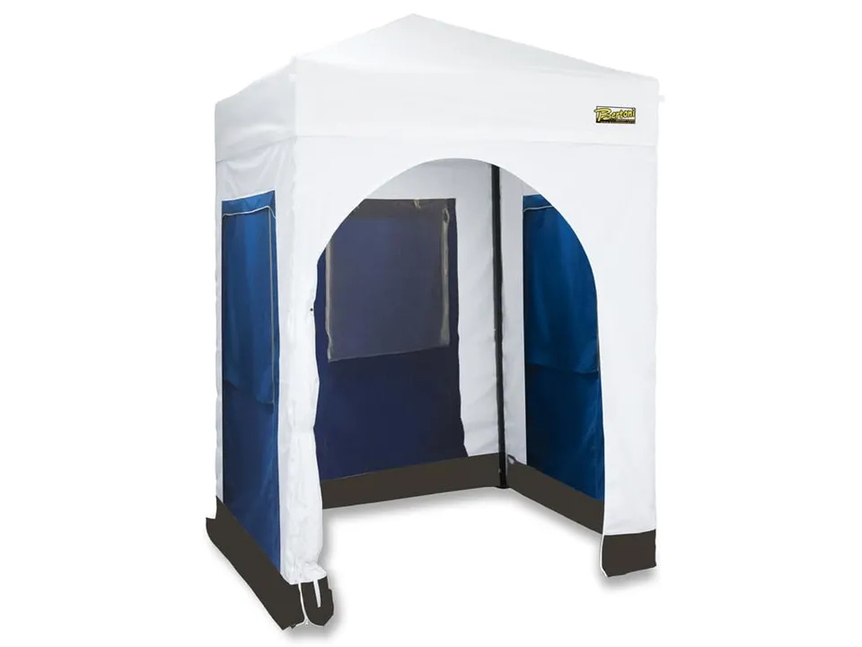 Bertoni Rapido 150 gazebo blu con laterali