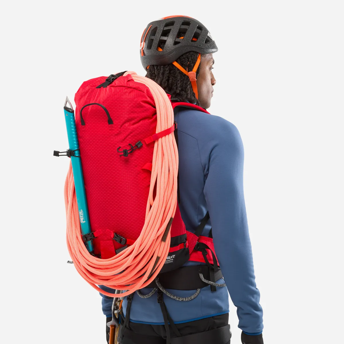 Millet Peuterey 35+10 zaino rosso 35+10 L alpinismo