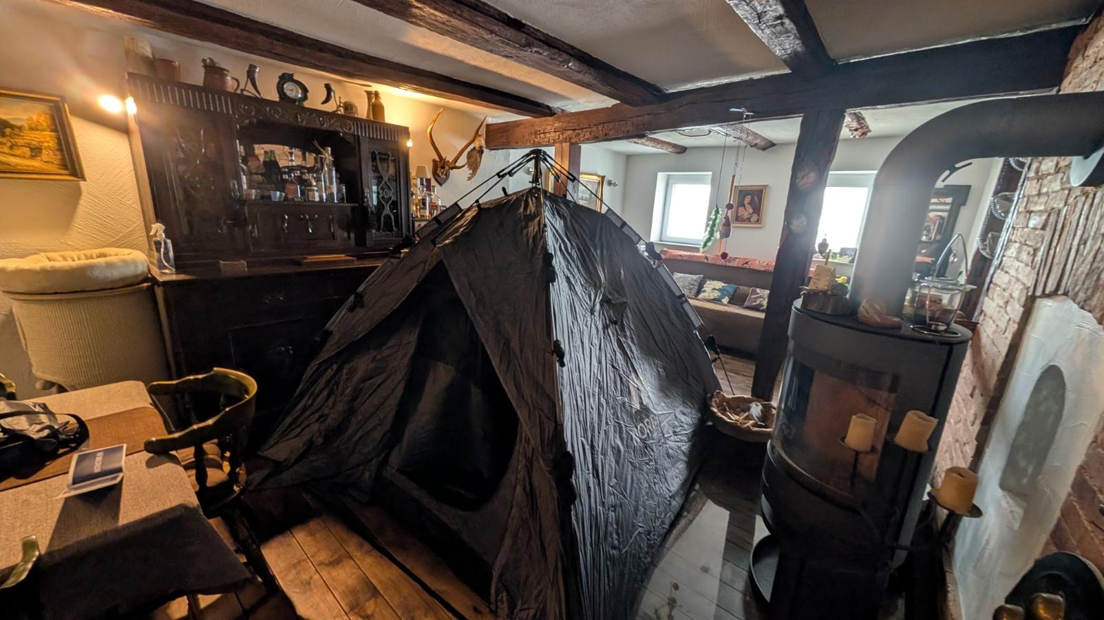 Nordmut Tikaa Wurfzelt tenda pop-up blu