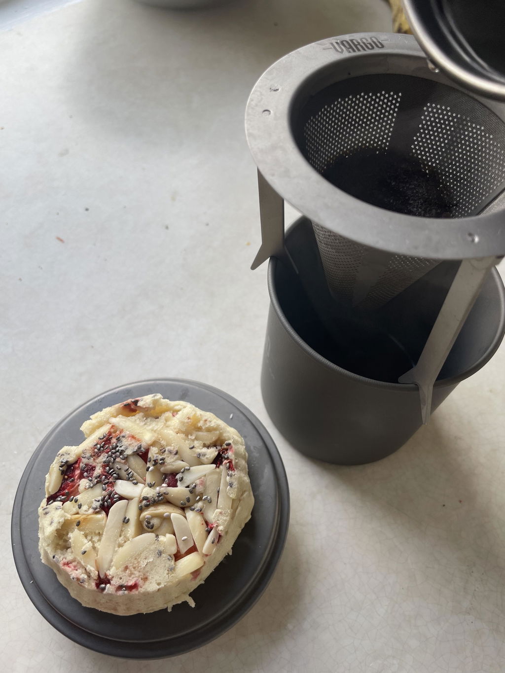 Vargo Travel Coffee Filter filtro titanio