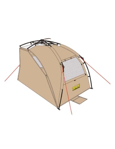 Bertoni Velobeach Sand tenda spiaggia azzurra anti UV con finestre