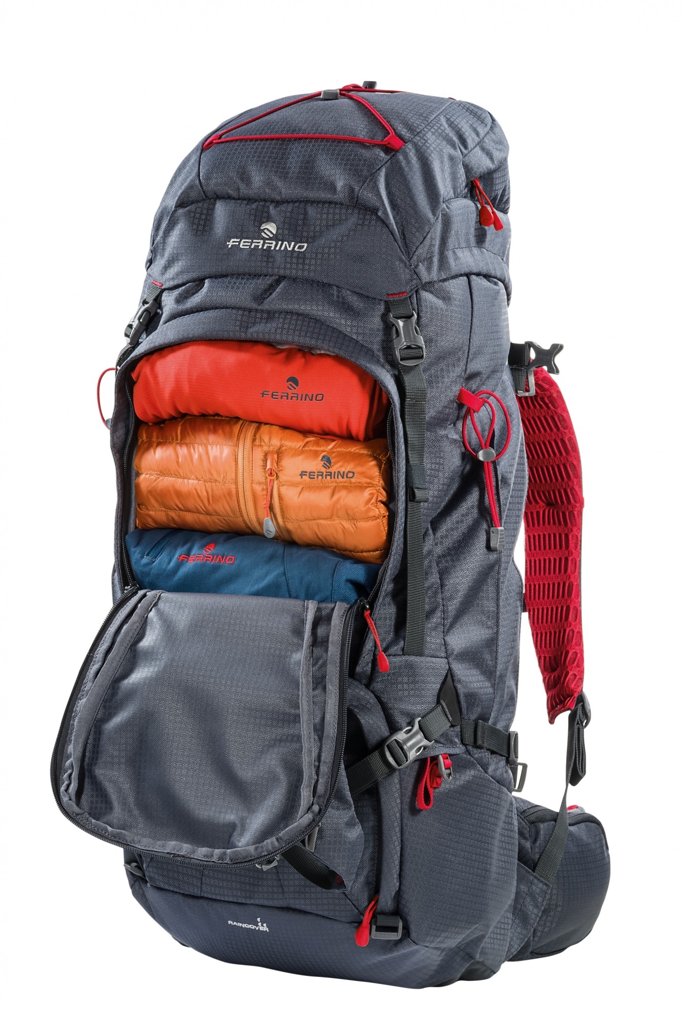 Ferrino Overland 65+10L Zaino Grigio Scuro da Spedizione
