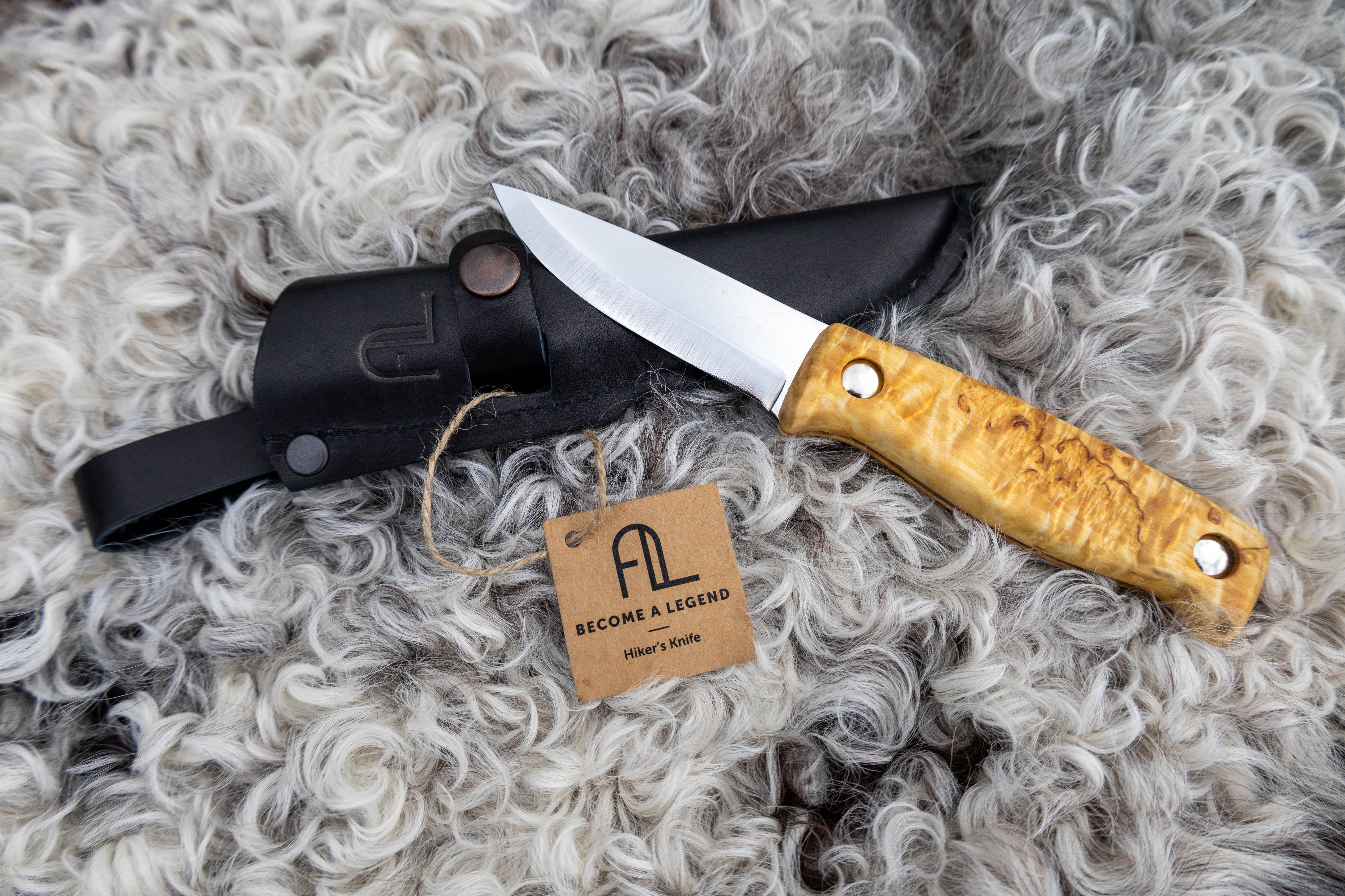 Arctic Legend Hiker Knife coltello bushcraft full tang inox