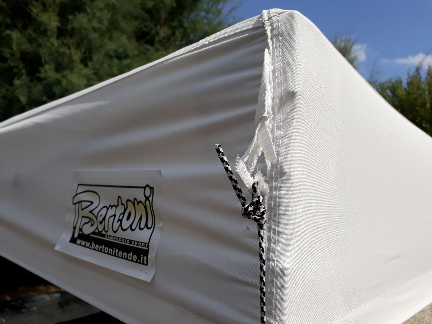 Bertoni Rapido 300 tetto gazebo bianco PVC termonastrato