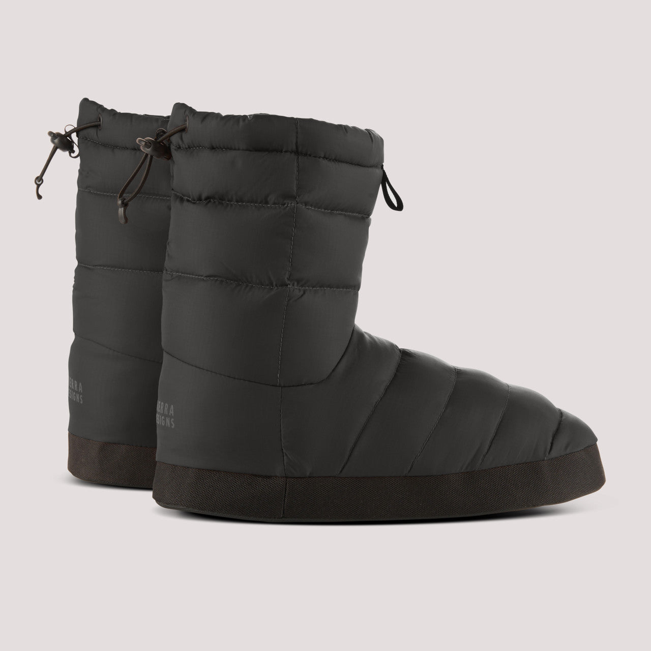 Sierra Designs Down Booties pantofole SM Nero piumino