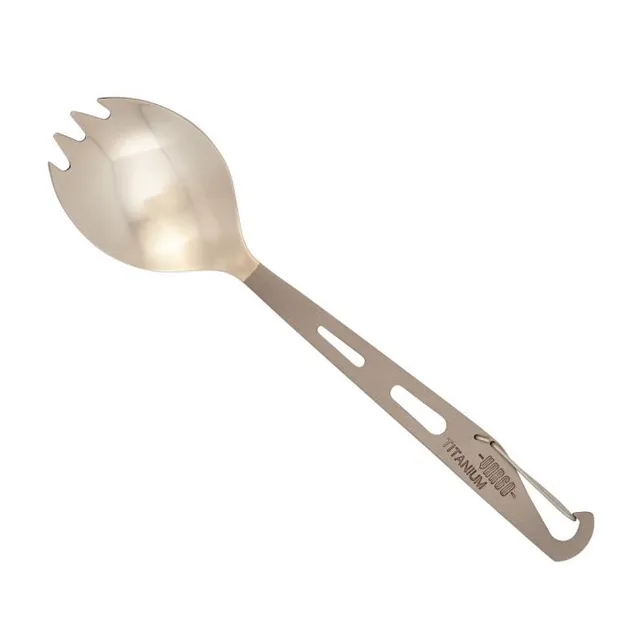 Vargo Eagle Spork Titanio con Moschettone Ultraleggero