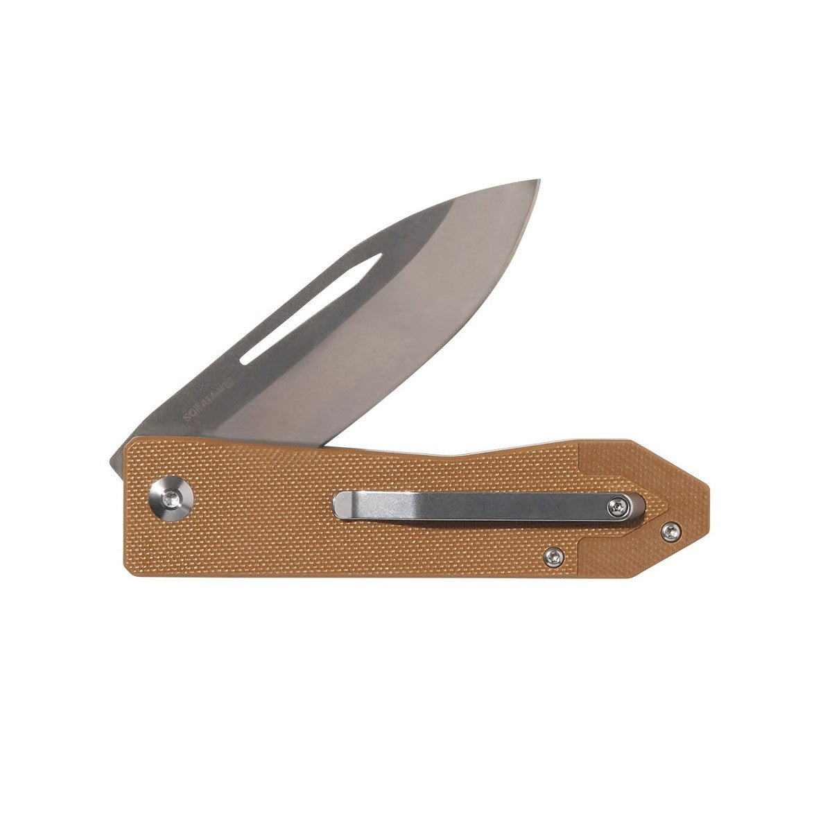 Vargo Sobata-815 Coltello Titanio G10 Tan Outdoor