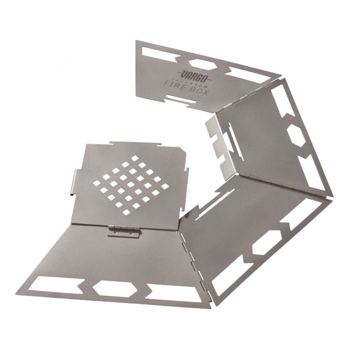 Vargo Titanium Fire Box griglia campeggio titanio