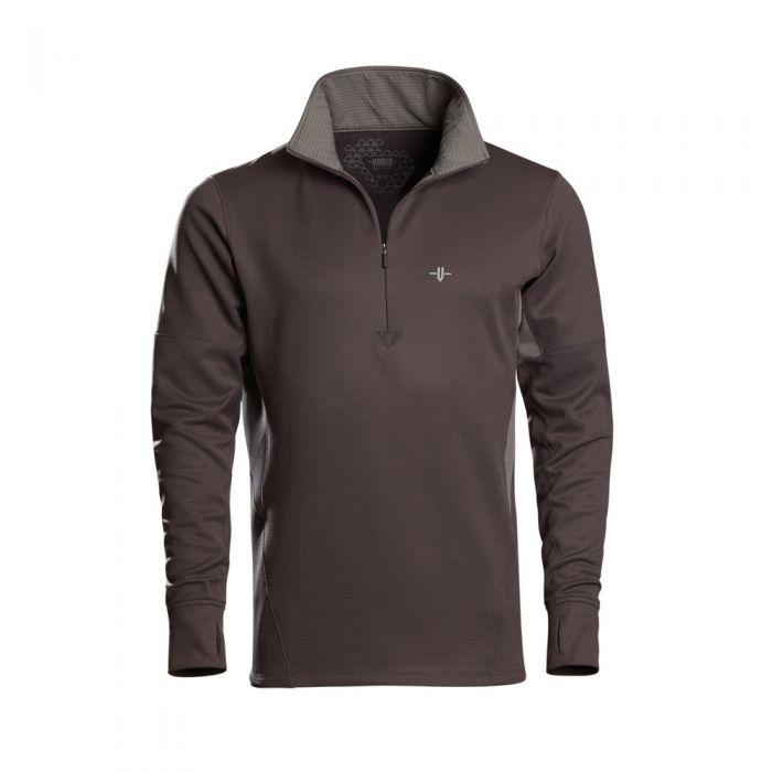 Vargo Bedrock 1/4 Zip pile uomo medio mezza zip