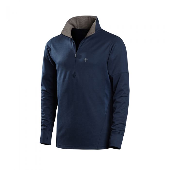 Vargo Bedrock 1/4 Zip pile uomo medio mezza zip