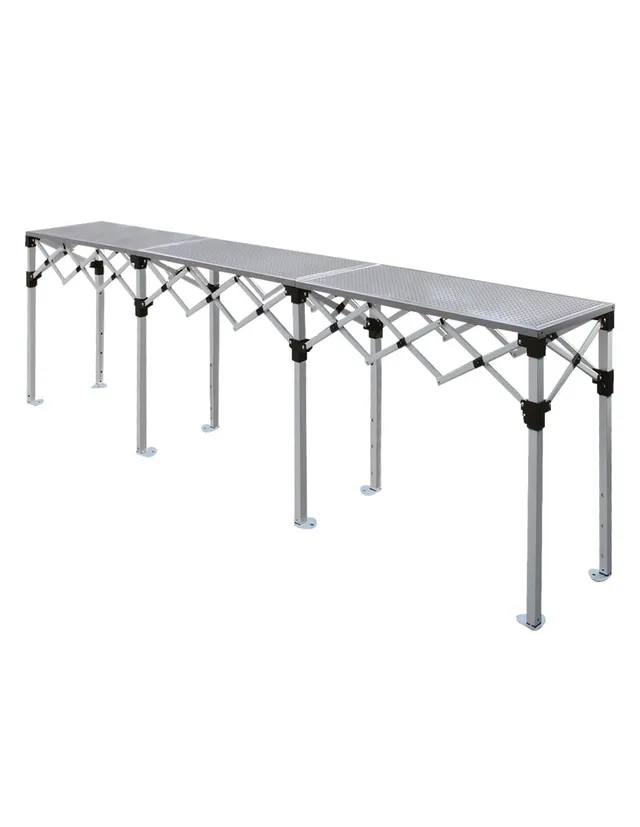 Bertoni Tekno Tavolo 284x40 cm Acciaio 300 Kg Altezza Regolabile