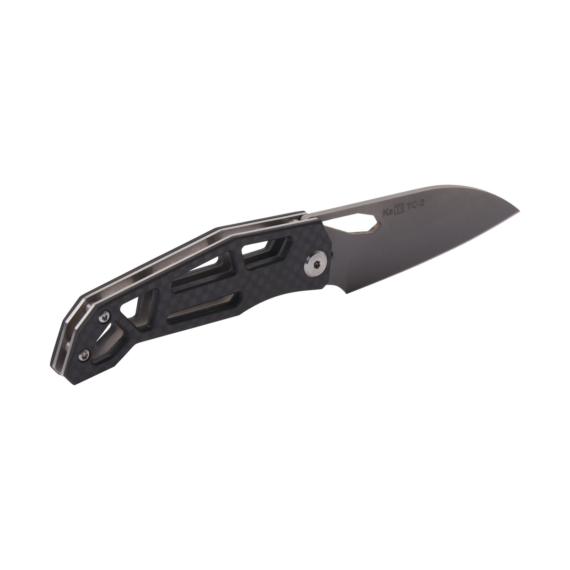 Vargo KaTi TC-2 coltello titanio manico carbonio
