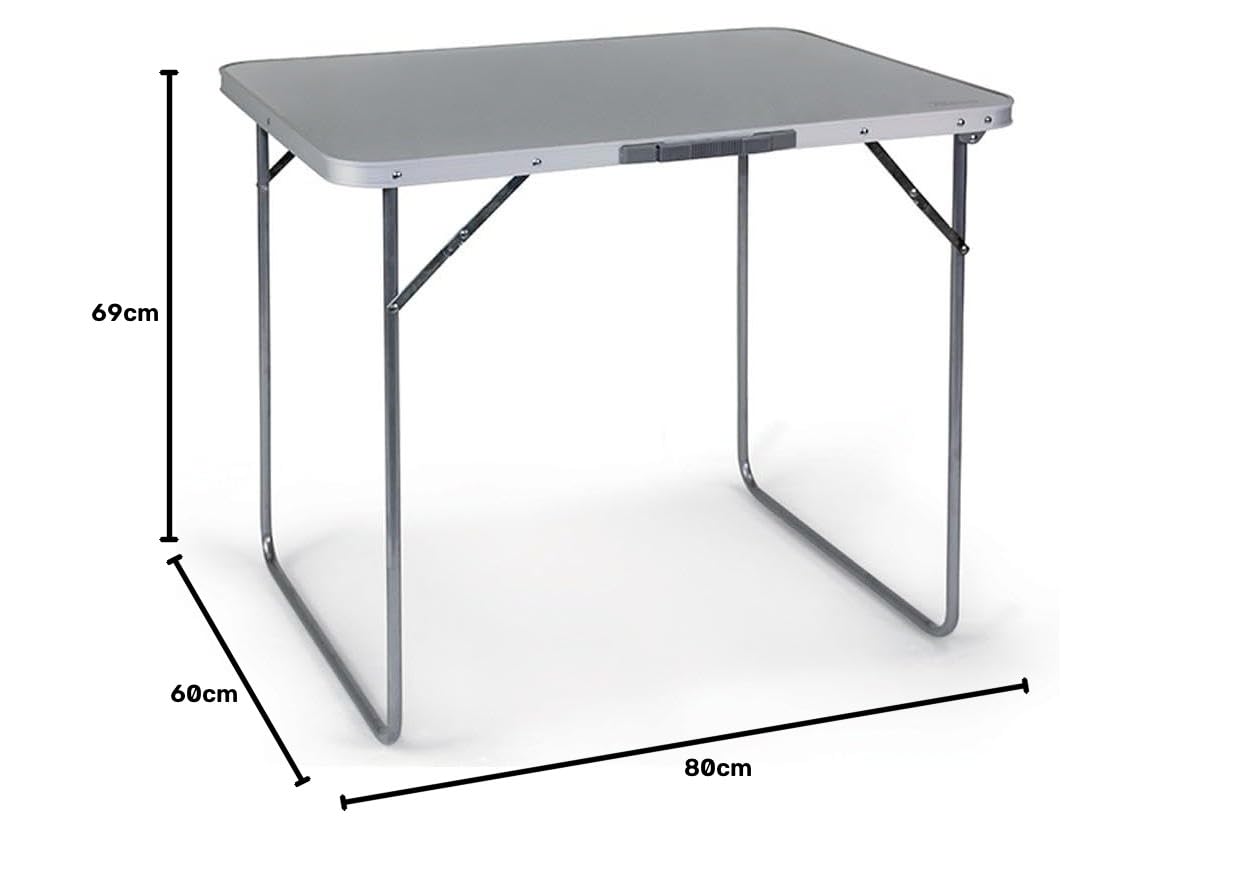 Bertoni Gaio Tavolo da Campeggio 80x60 cm MDF Ferro