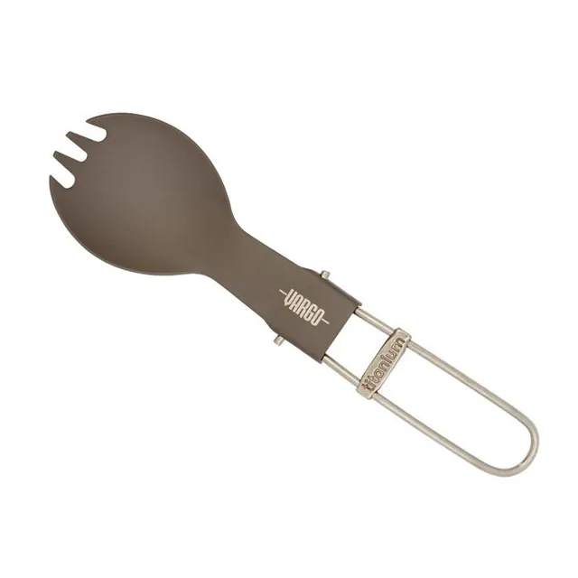 Vargo Titanium Folding Spork spork titanio colore naturale