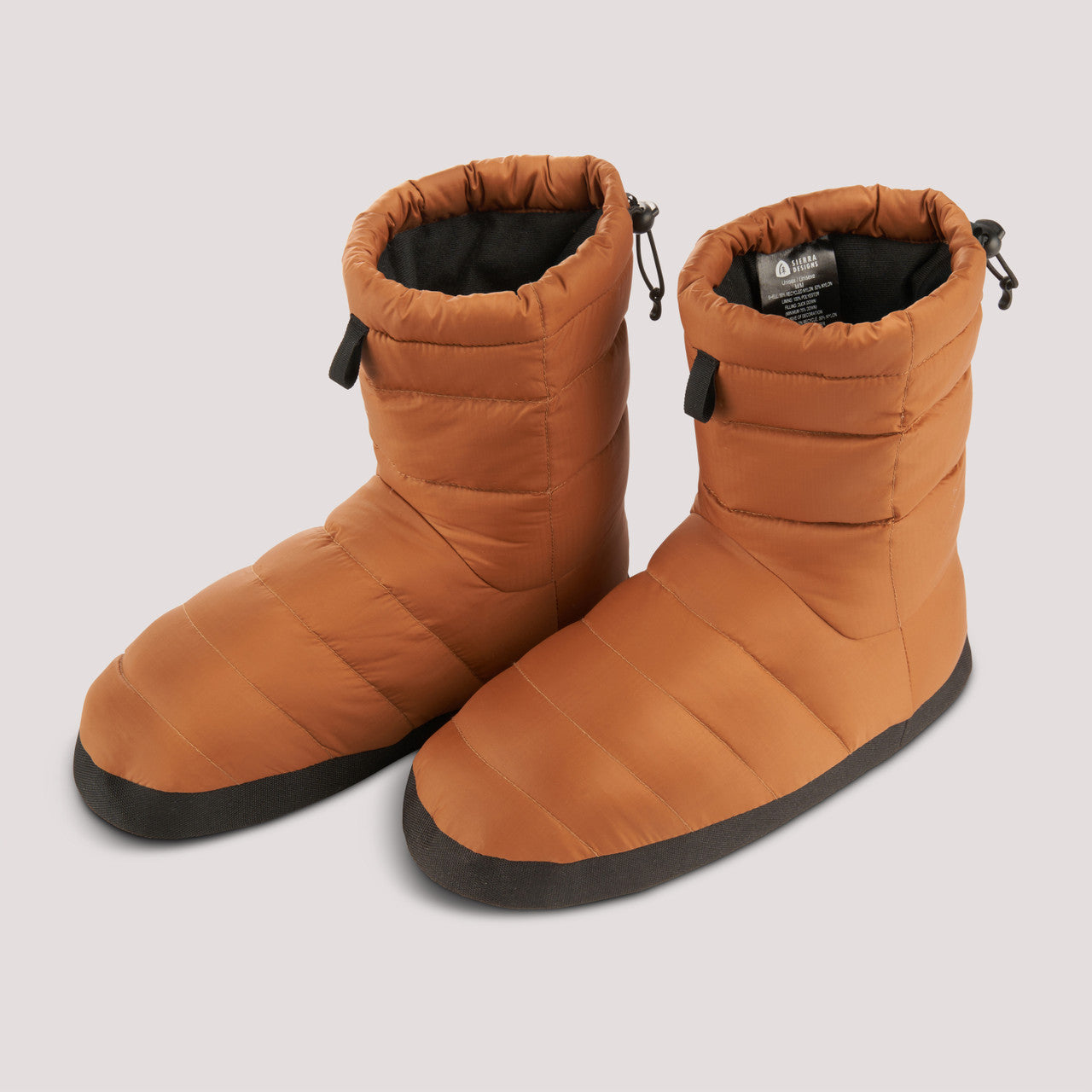 Sierra Designs Down Booties pantofole SM Nero piumino