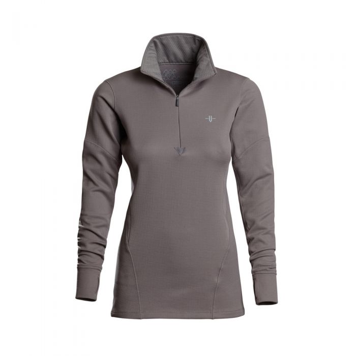 Vargo Ingot 1/4 Zip pile donna Red Mahogany mezza zip