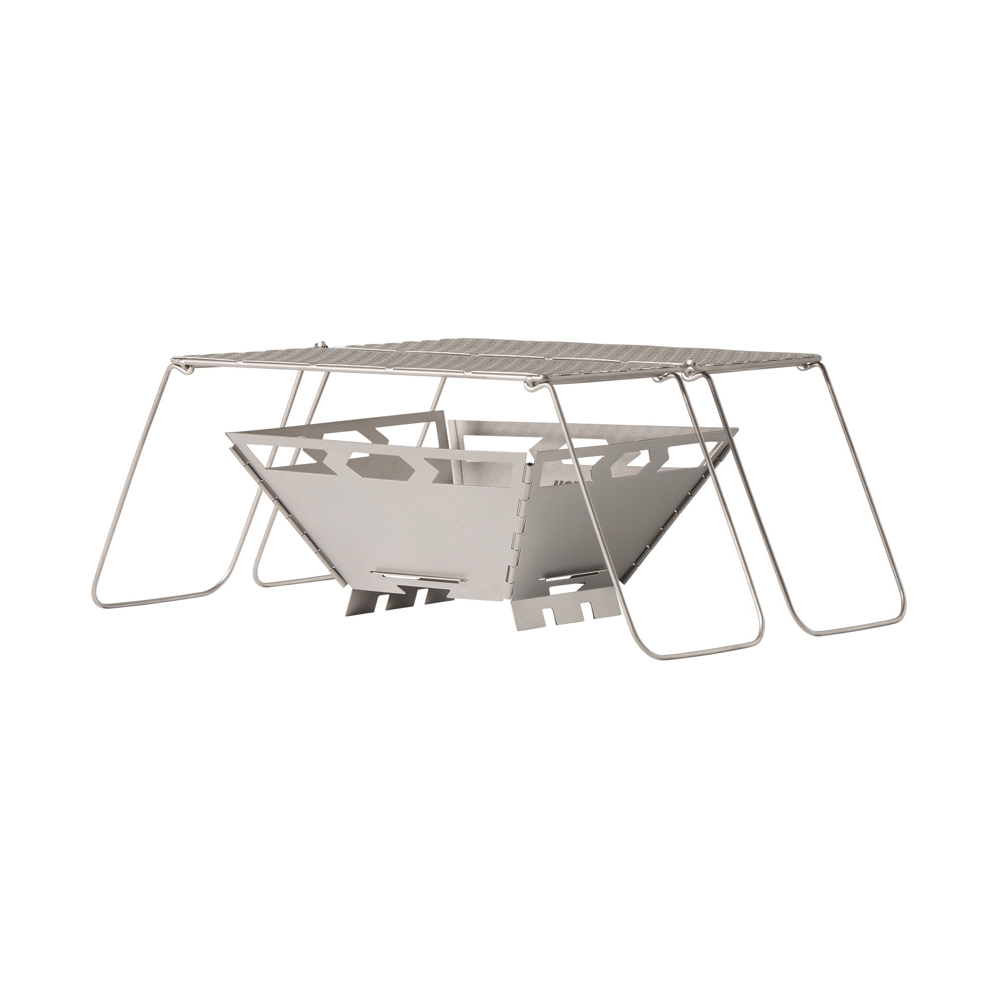 Vargo Fire Box Grill 2.0 griglia titanio pieghevole ultraleggera