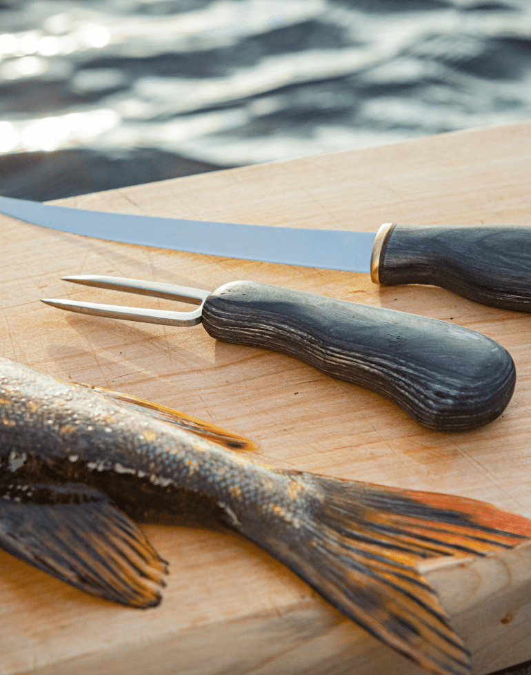 Arctic Legend Fillet coltello pesce 16 cm betulla