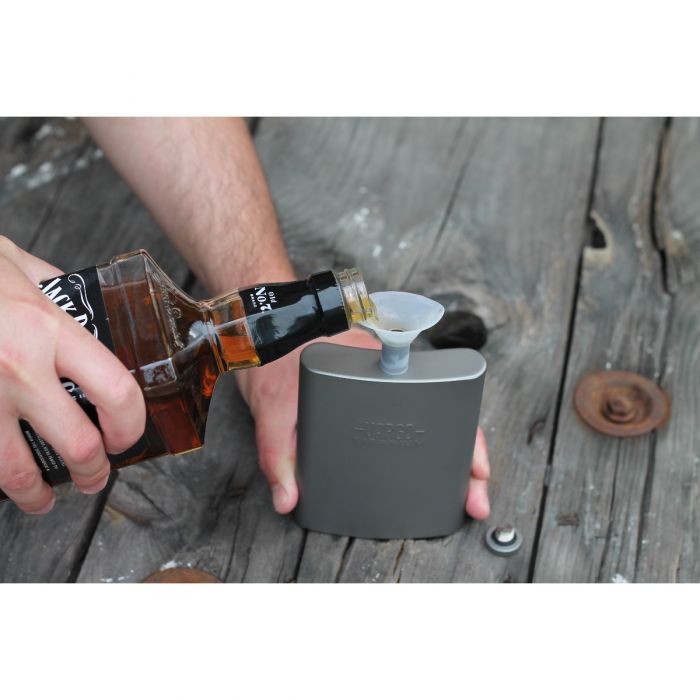 Vargo Titanium Funnel Flask Borraccia Titanio 237 ml Imbuto