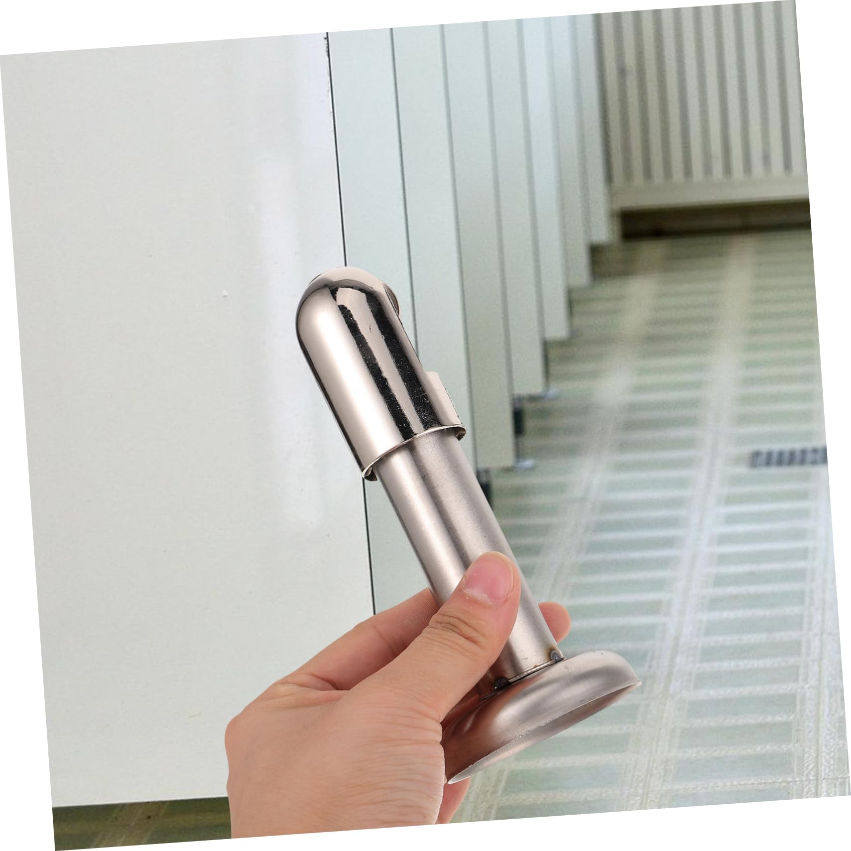 Tokidny Divisorio WC Piedini Supporto Inox 2 Pezzi