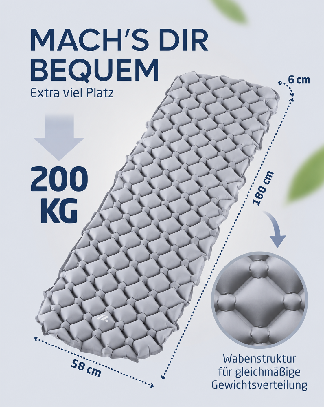Nordmut Nalti Materassino Ultraleggero Grigio Scuro Tenda
